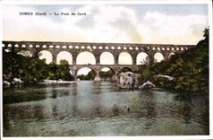 CPA Nimes Gard Le Pont du Gard 