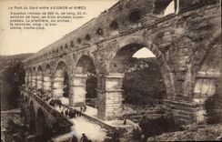 CPA Le Pont du Gard entre Avignon et Nimes 