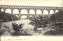 CPA Nimes Le Pont du Gard 