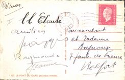 CPA Le Pont du Gard aqueduc romain 