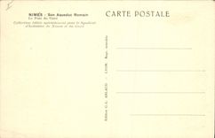 CPA Nimes Son Aqueduc Romain 