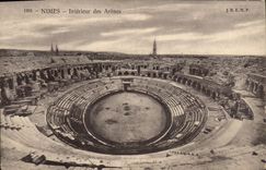 CPA Nimes Interieur des Arenes 