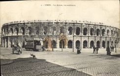 CPA Nimes Les Arenes vue exterieure 