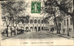 CPA Nimes Boulevard Victor Hugo 