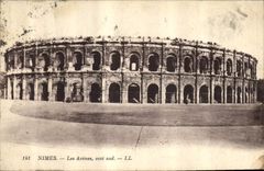 CPA Nimes Les Arenes cote sud 