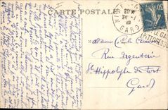 CPA Nimes Les Arenes vue interieure 