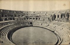 CPA Nimes Vue interieure des Arenes 