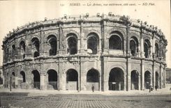 CPA Nimes Les Arenes vue exterieure cote ouest 
