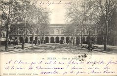 CPA Nimes Gare et Avenue 