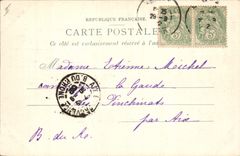 CPA Nimes Gare et Avenue 