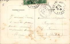 CPA Nimes Jardin de la Fontaine Le Canal 