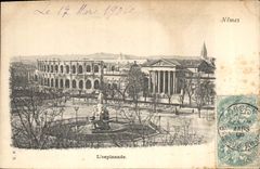 CPA Nimes L'Esplanade 