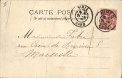 CPA Nimes Eglise Ste Baudille Abside 