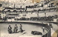 CPA Nimes La Corrida de Toros Epilogue Corrida