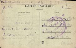 CPA Nimes Les Trois Piliers Romains Tramway