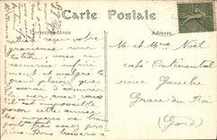 CPA Nimes Jardin de la Fontaine vue prise de l'interieur de la Grotte 