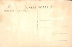CPA Nimes Gard La Tour Magne 