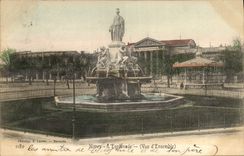 CPA Nimes L'Esplanade Vue d'Ensemble 