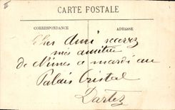 CPA Nimes Jardin de la Fontaine un dimanche 