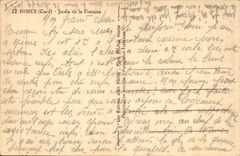 CPA Nimes Gard Jardin de la Fontaine 