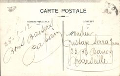 CPA Nimes Jardin de la Fontaine interieur de la Grotte 