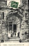 CPA Nimes Temple de Diane interieur 