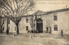CPA Nimes Caserne Montcalm Militaria