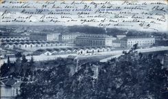 CPA Nimes Quartier d'Artillerie vue generale 