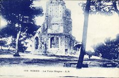 CPA Nimes La Tour Magne 