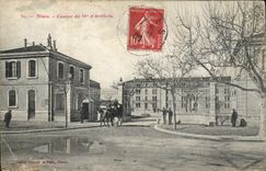CPA Nimes Caserne du 38 Artillerie 