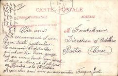 CPA Nimes Caserne du 38 Artillerie 