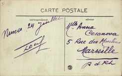 CPA Nimes Jardin de la Fontaine 