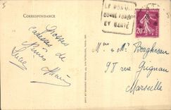 CPA Nimes la Fontaine Pradier Place de la l'Esplanade 