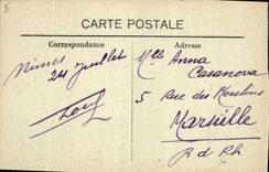 CPA Nimes Temple de Diane 