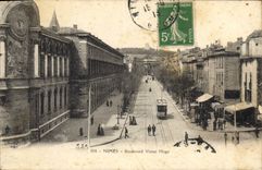 CPA Nimes Boulevard Victor Hugo 