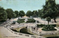CPA Nimes le jardin de la Fontaine 
