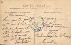 CPA Nimes la Sortie du Canal de la Fontaine 