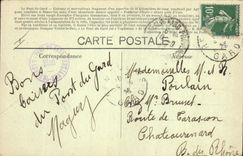 CPA Vue Orientale du Pont du Gard Prise du Couchant sur la Rive Gauche du Gardou 