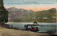 CPA LA Savoie Touristique Aix les Bains Savoie le Lac du Bourget le Grand Porte la Dent du Chat 