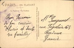 CPA Paris en Flanant le Pantheon 