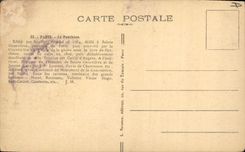 CPA Paris le Pantheon 