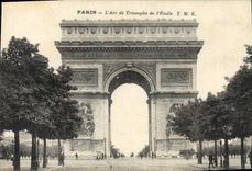 CPA Paris l'Arc de Triomphe de l'Etoile 