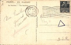 CPA Paris en Flanant le Pantheon 