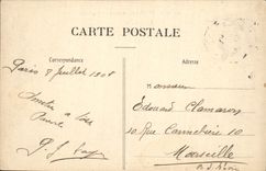 CPA Bois de Boulogne chateau de Longchamps 