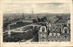 CPA Paris Panorama des 7 Ponts 