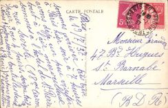 CPA Marque Pax Paris Ville Lumiere l'eglise de la Madeleine 