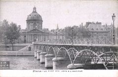 CPA Paris le Pont des Arts et l'Institut 