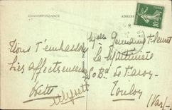 CPA Paris la Rue Soufflot et le Pantheon 