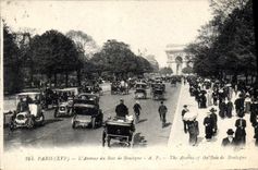 CPA Paris XVI l'Avenue du Bois de Boulogne 