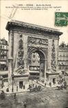 CPA Paris Porte St Denis Elevee en 16672 par Francois Blondel a la Gloire de Louis XIX represente au